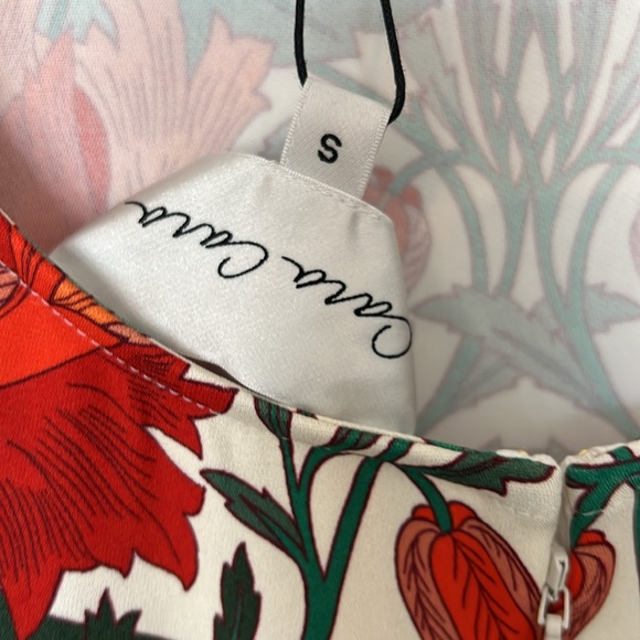 NWT Cara Cara Amaya Floral Sheath Scoop-Back Mini Dress S - Picture 11 of 11